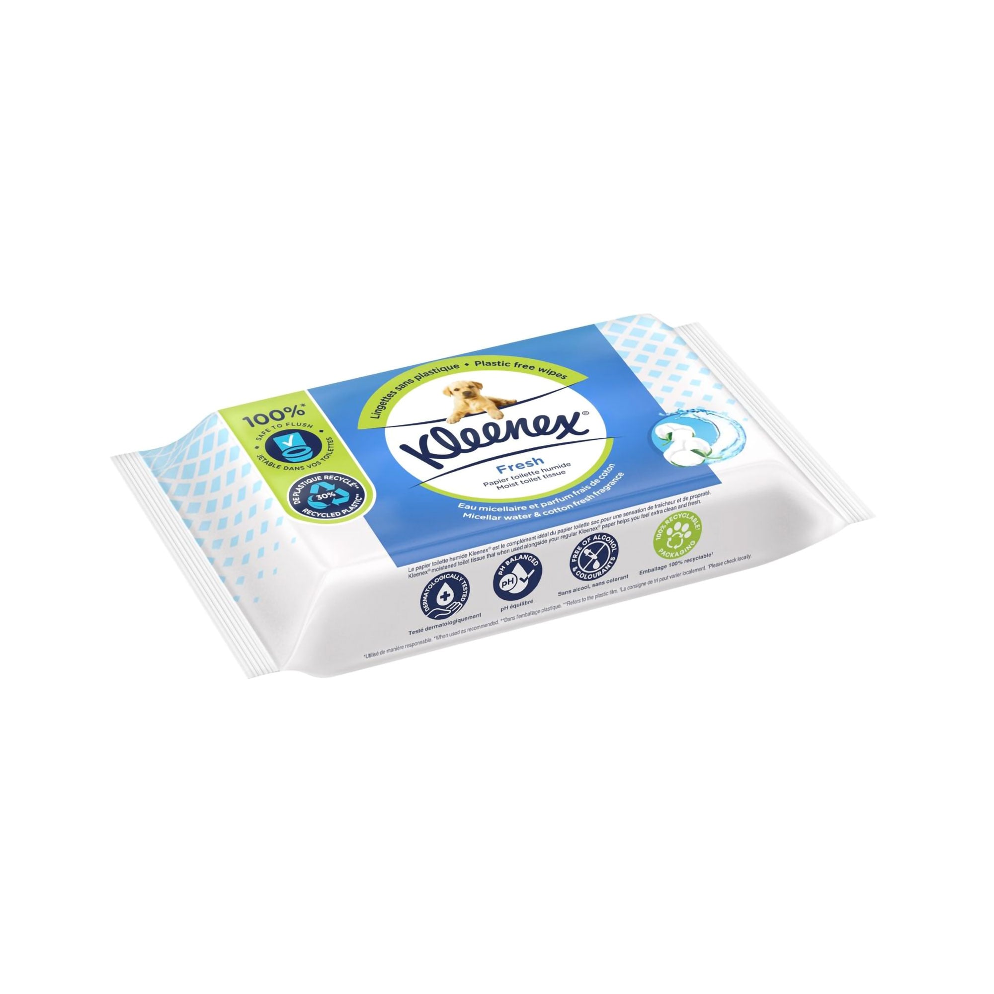 Вологий туалетний папір Kleenex Fresh, 42 шт